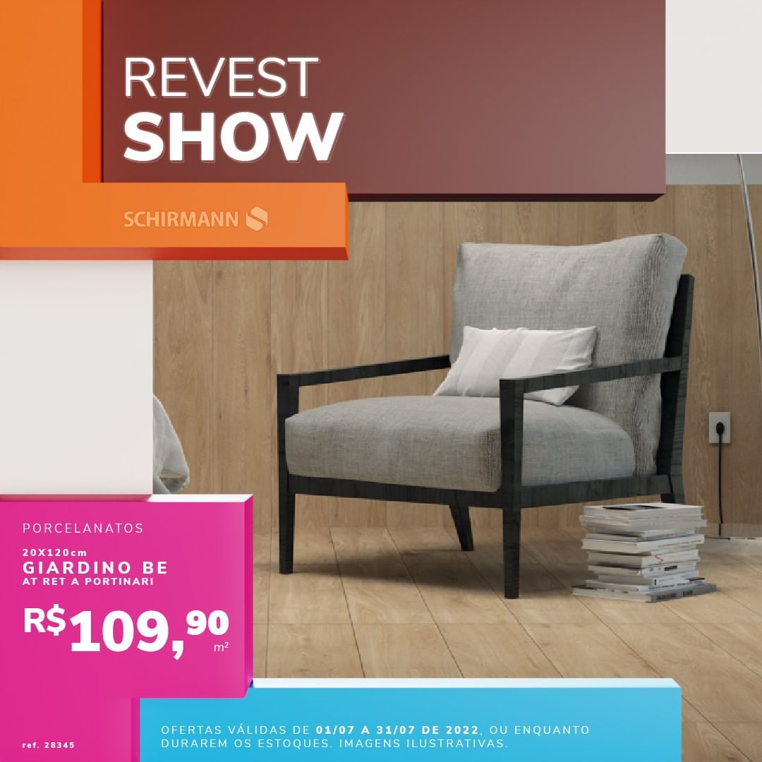 Aproveite os últimos dias do Revest Show! ???? Confira esses revestimentos da Portinari, dois modelos lindos para deixar seus ambientes super elegantes e melhor ainda, com um super desconto.